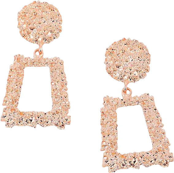 Women's The Corroded-Quad Drop Earrings