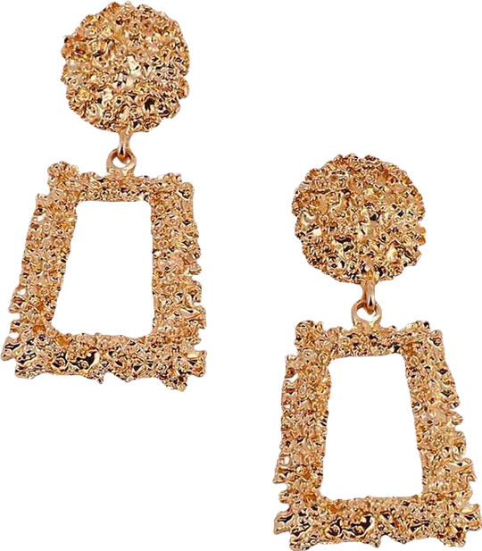 Women's The Corroded-Quad Drop Earrings