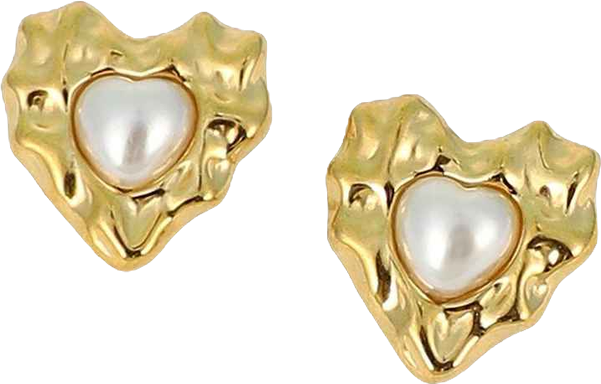 Women's The Bordeaux-Coeur Stud Earrings