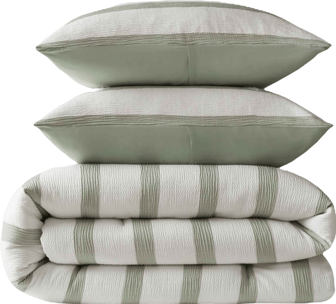 Merritt Yarn-Dyed Striped 3-Pc. Comforter Set, Full/Queen
