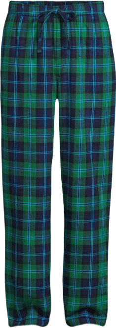 Men's High Pile Fleece Lined Flannel Pajama Pants