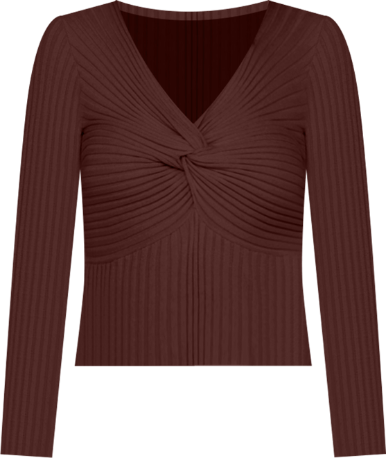 Women's Demi Twist Detail Knit Top