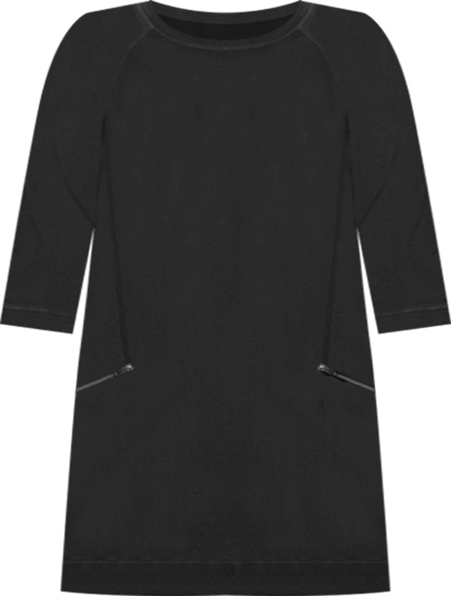 Women's French Terry Zip Pocket Tunic