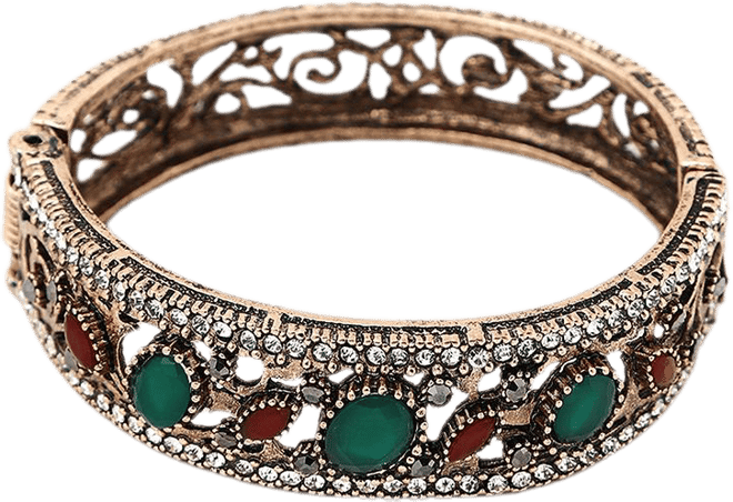 Women's Ethnic Bangle Bracelet