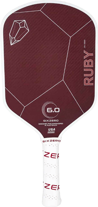 Six Zero Ruby 16mm Pickleball Paddle | Dick's Sporting Goods