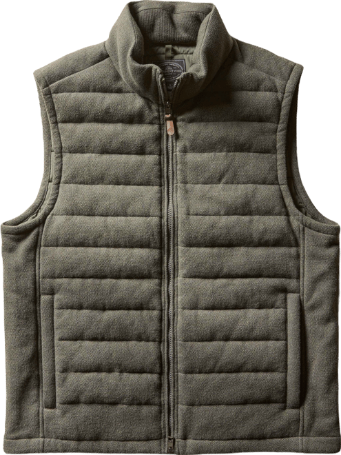 Teton Valley Vest - Olive Lake Herringbone | Faherty Brand