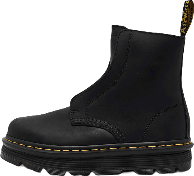 Women's Dr. Martens Zebzag Leather Laceless Slip-On Boots | Finish
