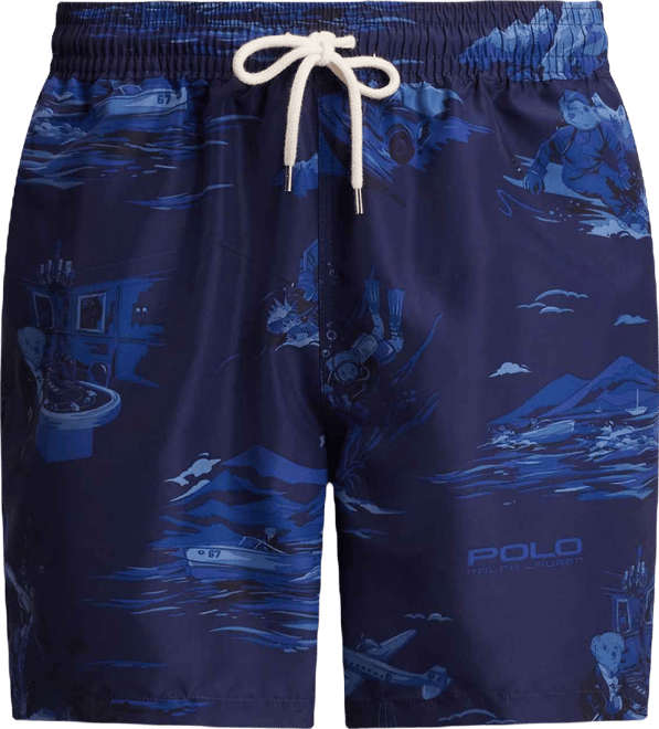 Men's Classic-Fit Traveler Swim Trunks