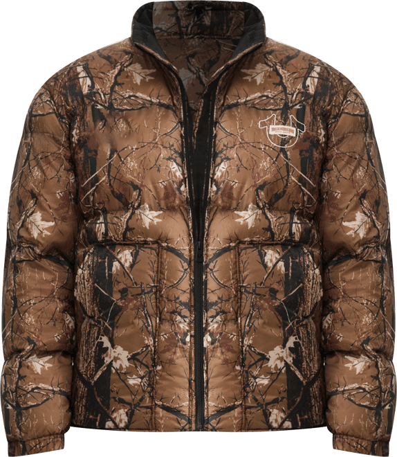 Men's Camo Printed Puffer Jacket