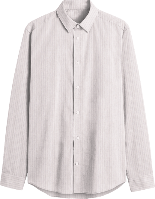 Men's Thin Striped Long Sleeves Easy Shirt