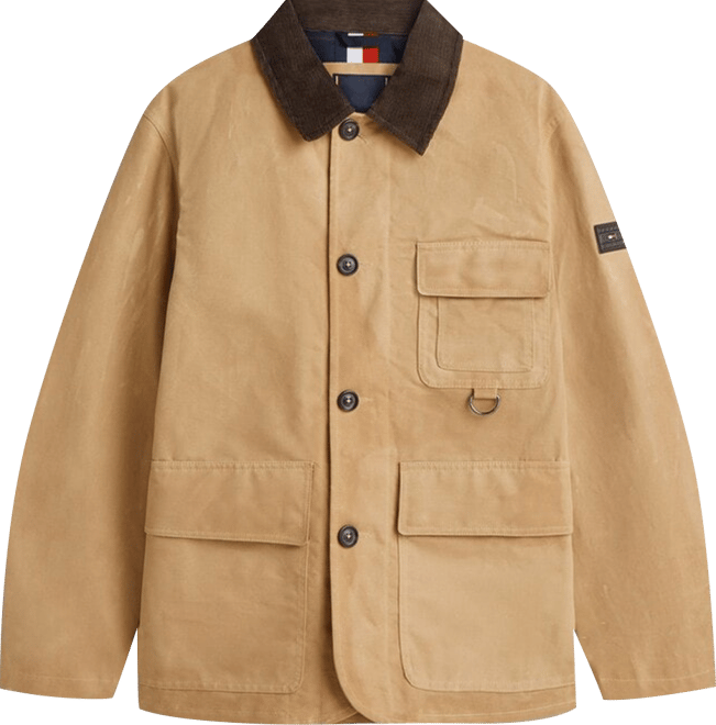 Men's Waxed Point Collar Barn Jacket