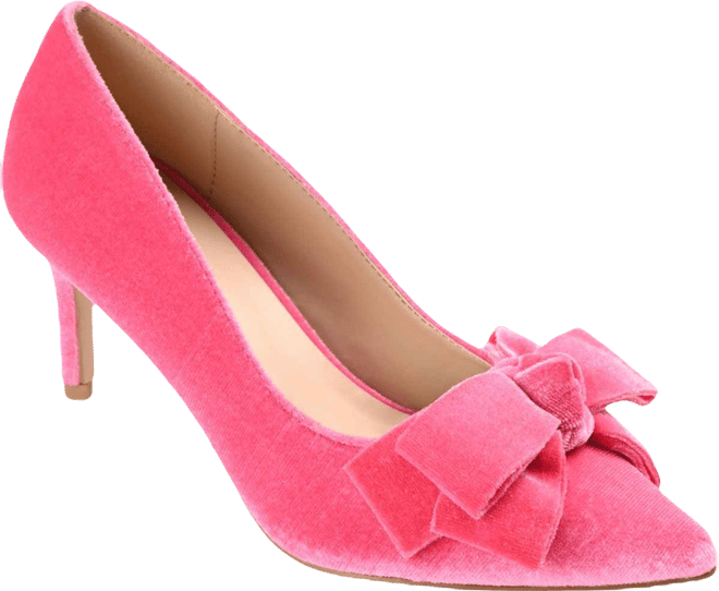 Women's Crystol Velvet Pumps