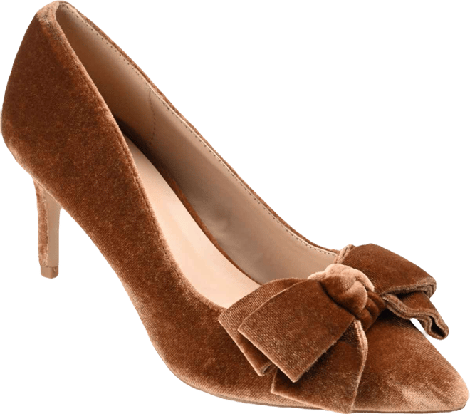 Women's Crystol Velvet Pumps