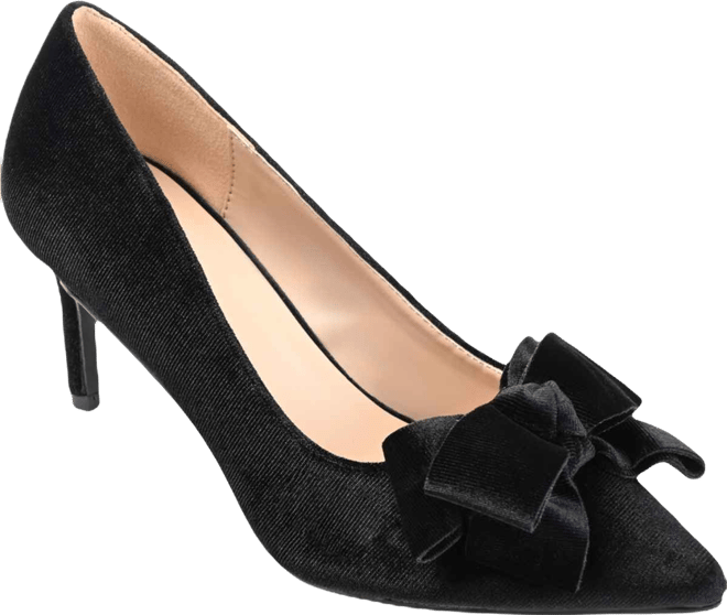 Women's Crystol Velvet Pumps