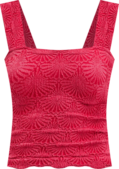 Women's Love Letter Jacquard Camisole Top