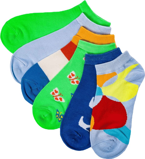 Women's Amber Rose Ankle Socks 6 Pack