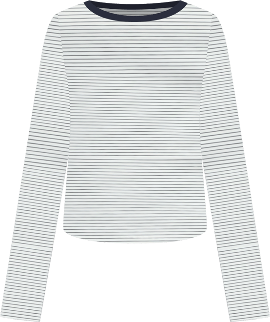 Womens Brianna Striped Long Sleeve T Shirt