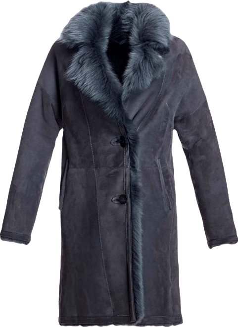 Women's Reversible Shearling Coat