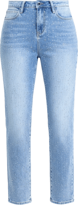 Women's Embellished Straight-Leg Jeans, Macy's Exclusive