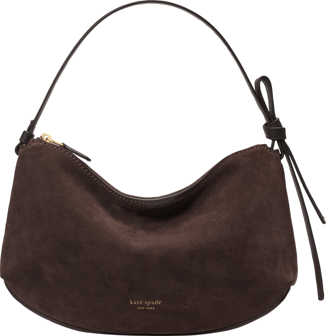kate spade new york Loop Medium Suede Shoulder Bag - Macy's