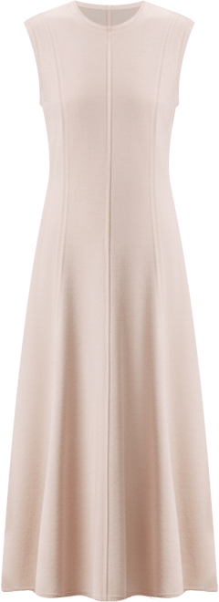 Women's Crewneck Sleeveless Midi Dress