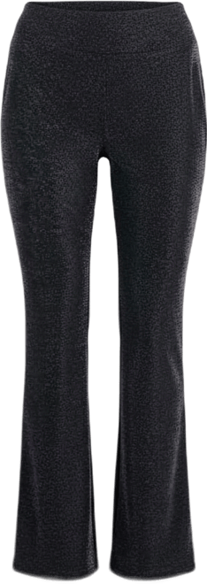 Women's Pull-On High-Rise Flare-Leg Metallic Pants