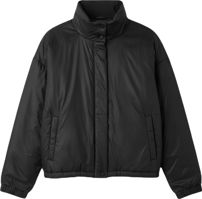 Women's High Collar Puffer Jacket, Regular and Plus