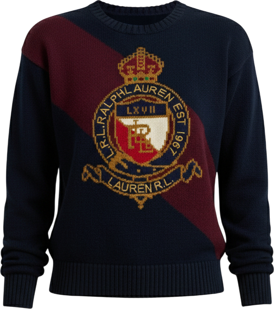 Women's Riednee Crest Combed Pull-On Sweater