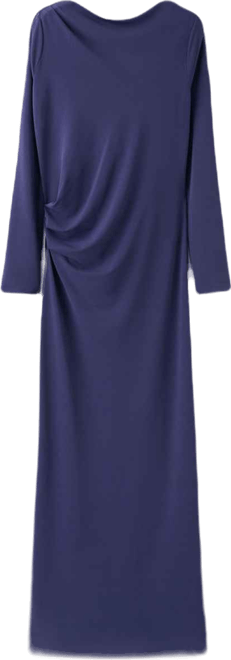 Women's Draped Asymmetrical Dress