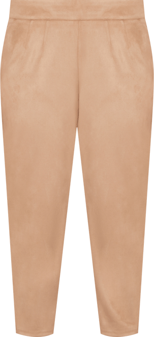 Plus Size Solid Casual Pants