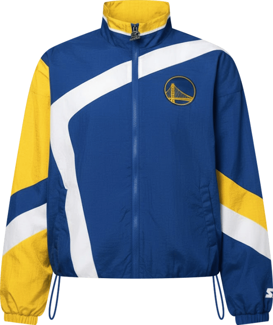 Women's Royal/Gold Golden State Warriors 1st Quarter Full-Zip Jacket