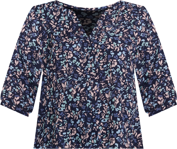 Plus Size Pintuck V-Neck Top