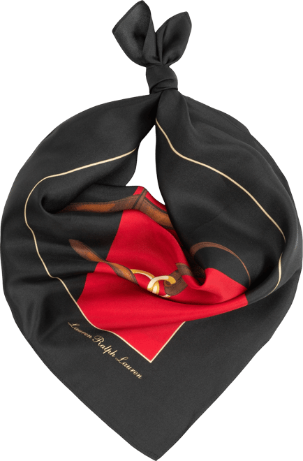 Holiday Equestrian Square Scarf