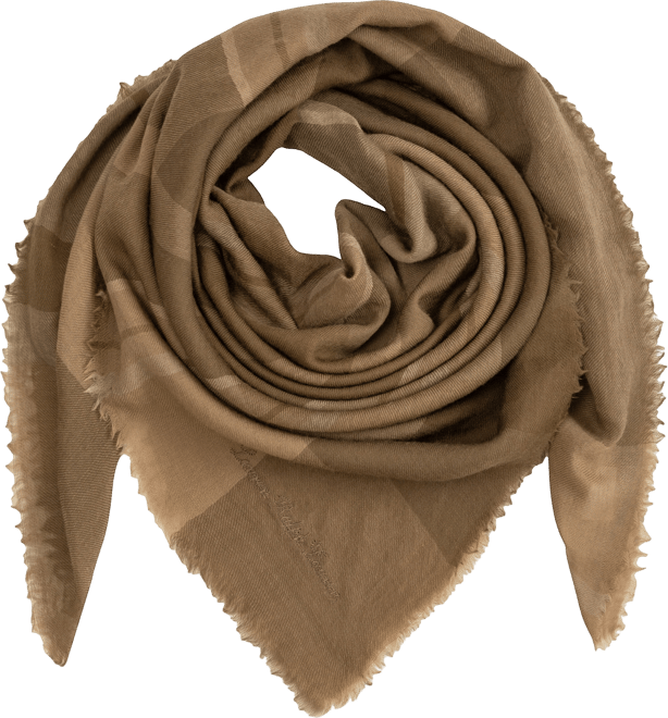 Woven Plaid Square Scarf