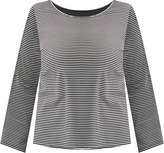 Plus Size Scoop-Neck Long-Sleeve Knit Top, Macy's Exclusive