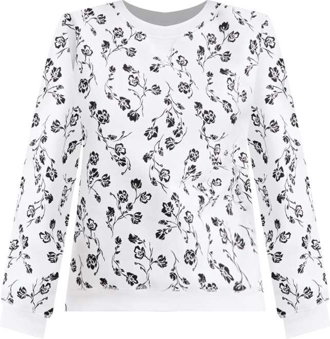 Plus Size Floral Crewneck Sweatshirt, Macy's Exclusive
