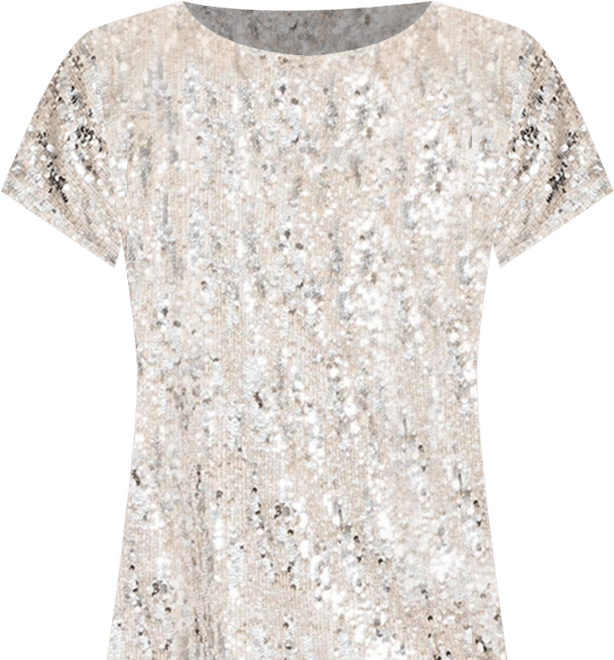 Women's Cluster Sequin Easy Tee