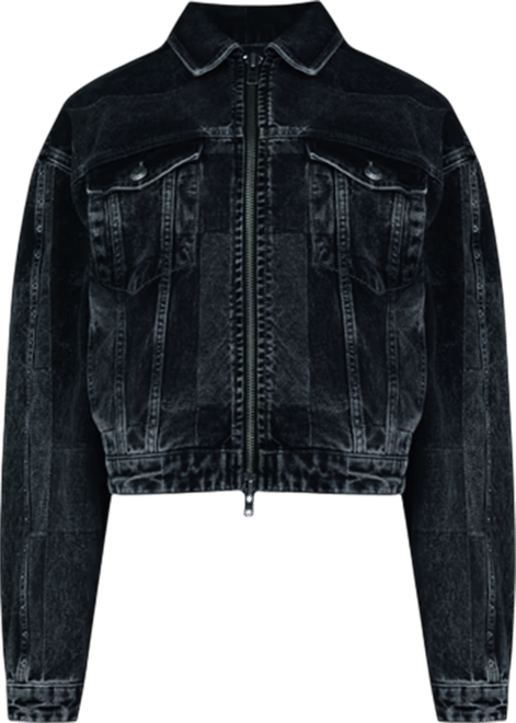 Women's Colorblocked Denim Jacket