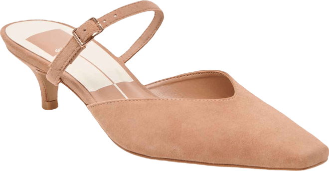 Women's Morgen Two-Piece Kitten-Heel Mule Pumps