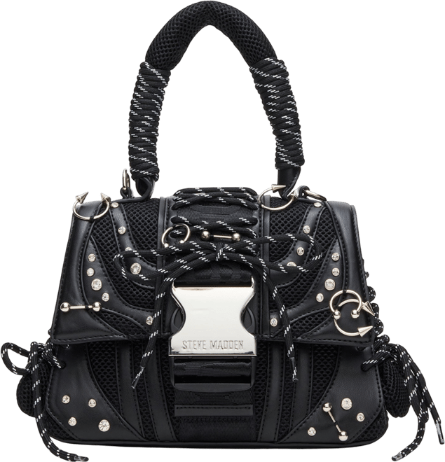 DIEGO BAG BLACK/SILVER PIERCING