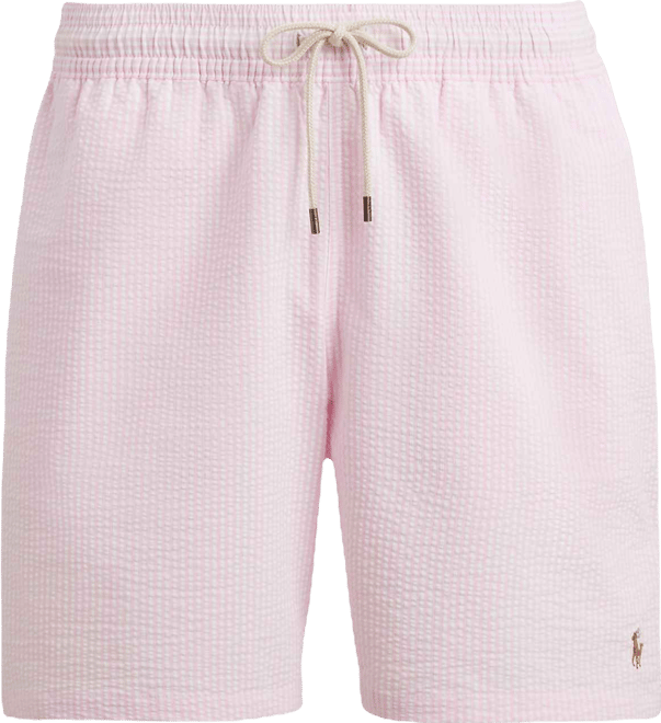 Men's 5-3/4" Traveler Classic Striped Swim Trunk