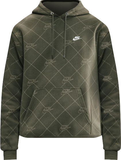 Men's Sportswear Club Fleece Pullover Printed Hoodie