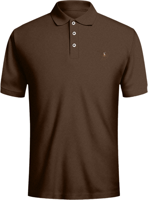 Men's Slim-Fit Soft Cotton Polo Shirt