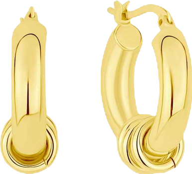 Triple Ring Hoop Earrings