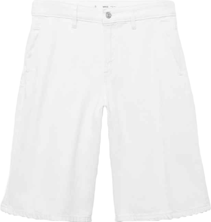 Women's Straight-Fit Denim Bermuda Shorts