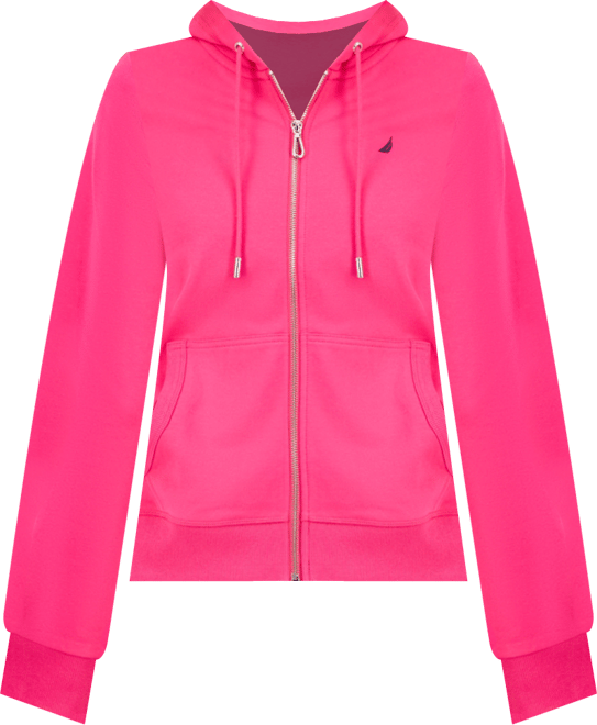 Jeans Women's Solid Zip-Front Hoodie, Online Only