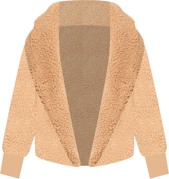 Hooded Cropped Length Button Front Lounger Jacket