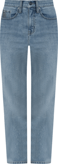 Women's Classic High Rise Straight No Cuff Jeans