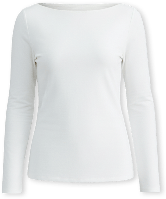 Women's Boat-Neck Long-Sleeve Knit Top, Macy's Exclusive