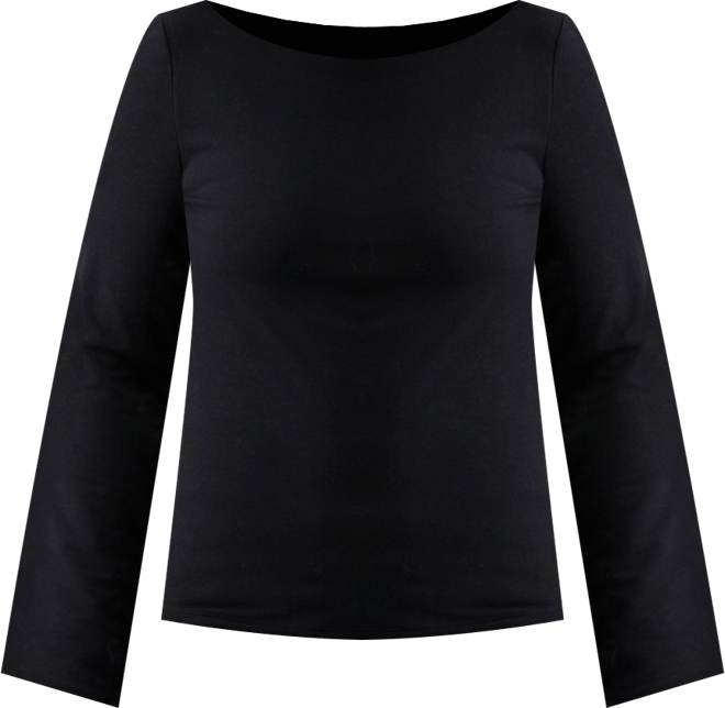 Women's Boat-Neck Long-Sleeve Knit Top, Macy's Exclusive